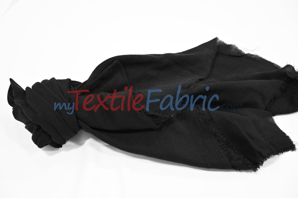 100 Percent Cotton Gauze Fabric - Soft Lightweight Muslin, 46/48" Width, Yards, Bolts, Sample Swatch (1 Yard)