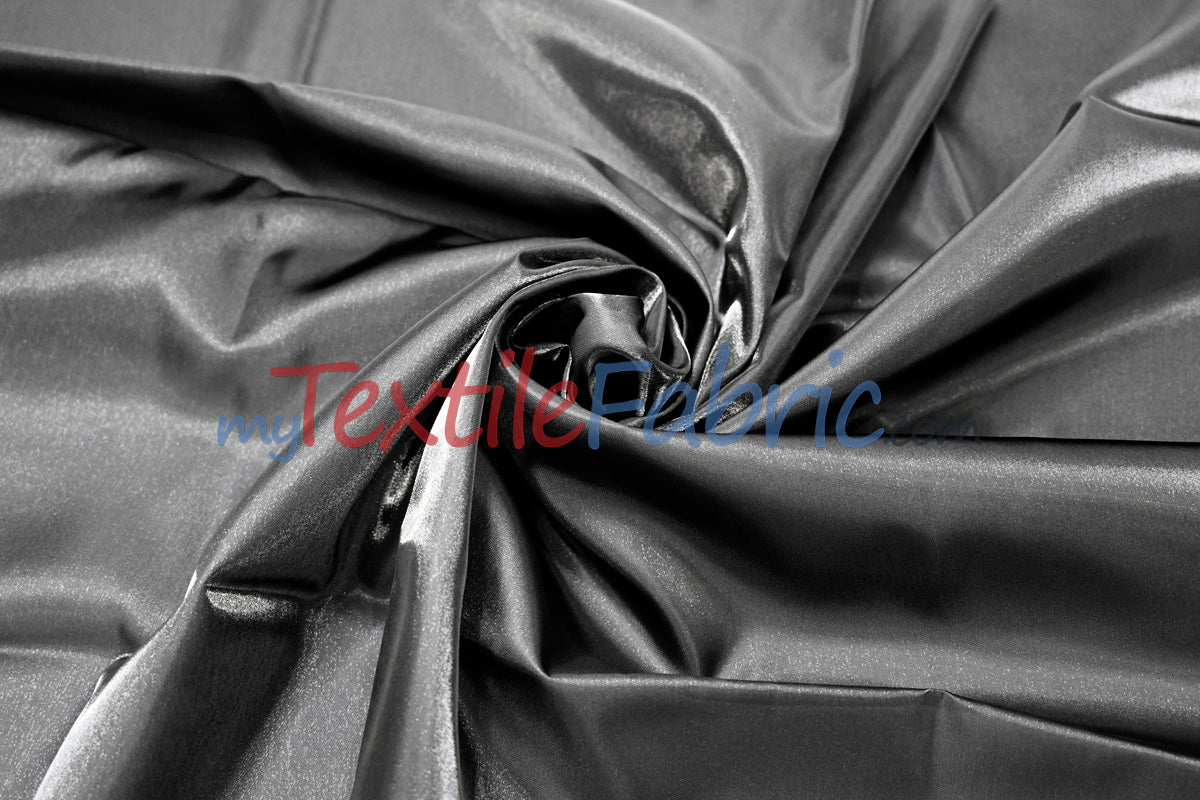 Crystal Satin Polyester Fabric - Shimmering Satin Finish, 45" Width, Multiple Colors (1 Yard)