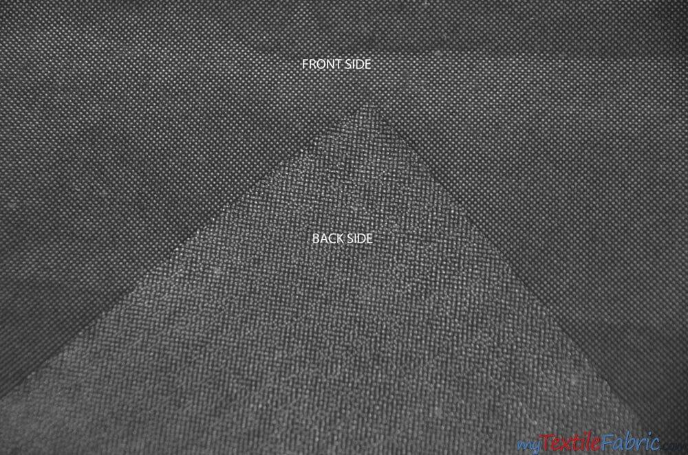 Fusible Interfacing Polyester Fabric - Black And White Semi Solid, 58/60" Width (Yards)