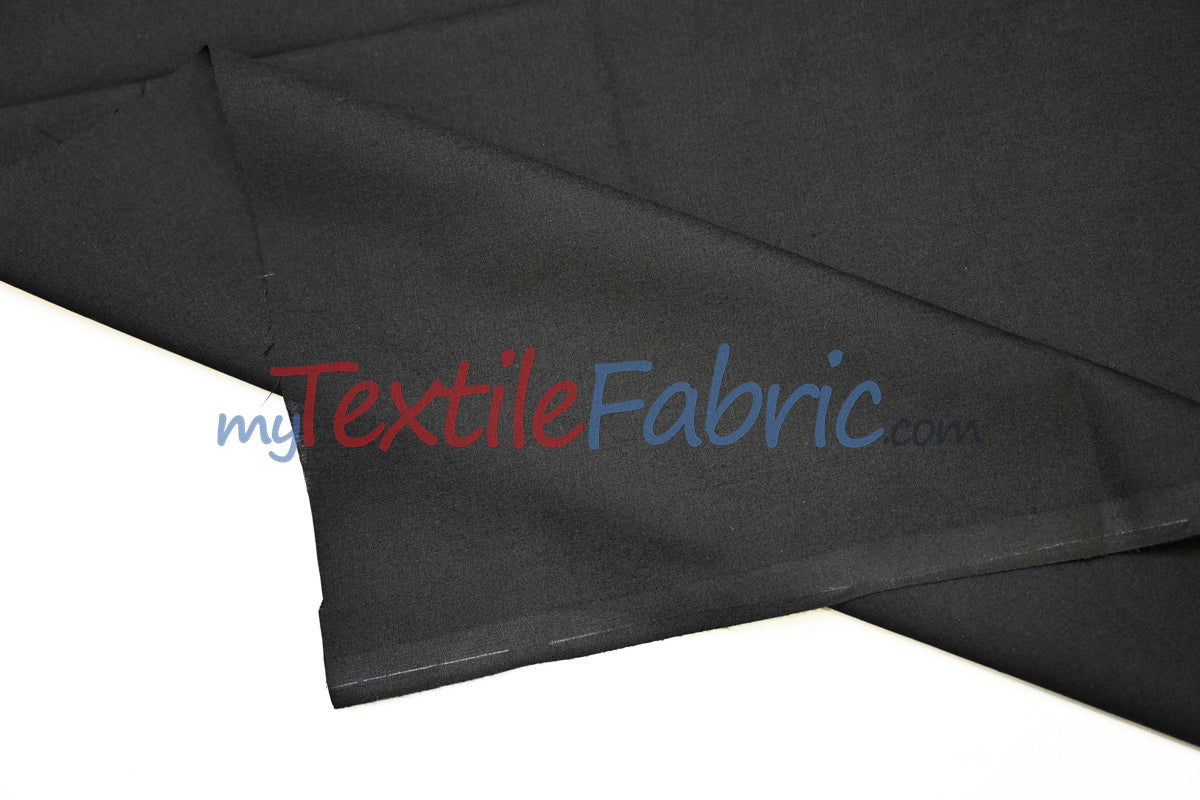 Polyester Cotton Broadcloth Fabric - Solid Colors, 58/60" Width (1 Yard)