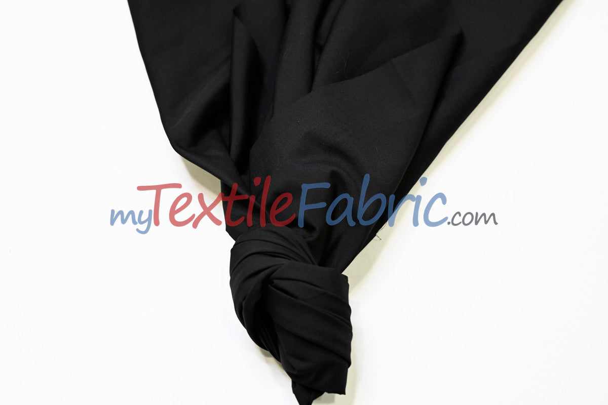 Polyester Cotton Broadcloth Fabric - Solid Colors, 58/60" Width (1 Yard)