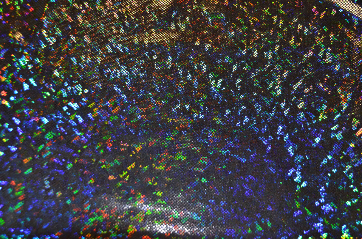 Shattered Hologram Spandex Fabric - Multiple Colors, 58/60" Width (1 Yard)