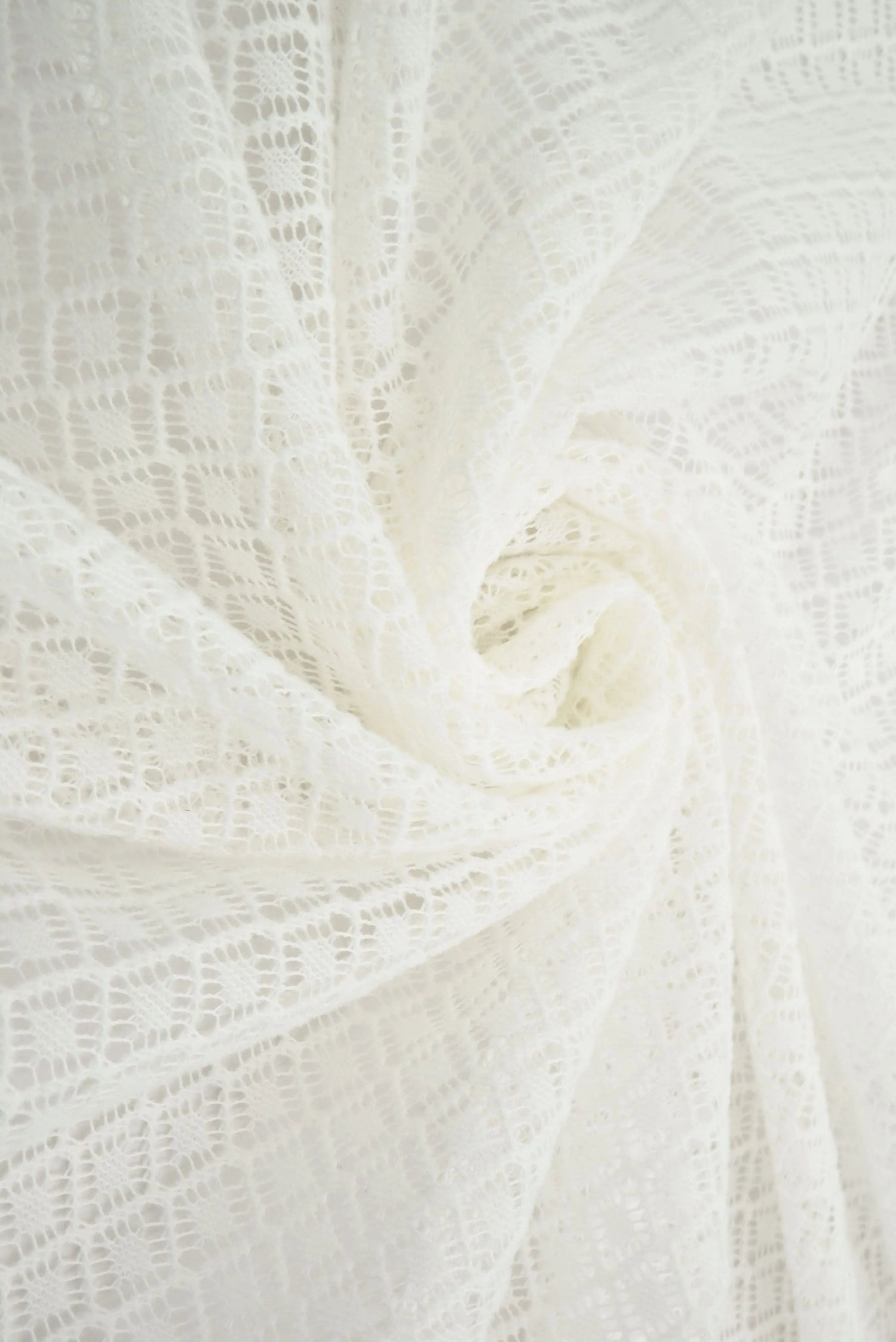1 Yard Warp Lace Fleece Fabric, 57'' Wide 100% Polyester