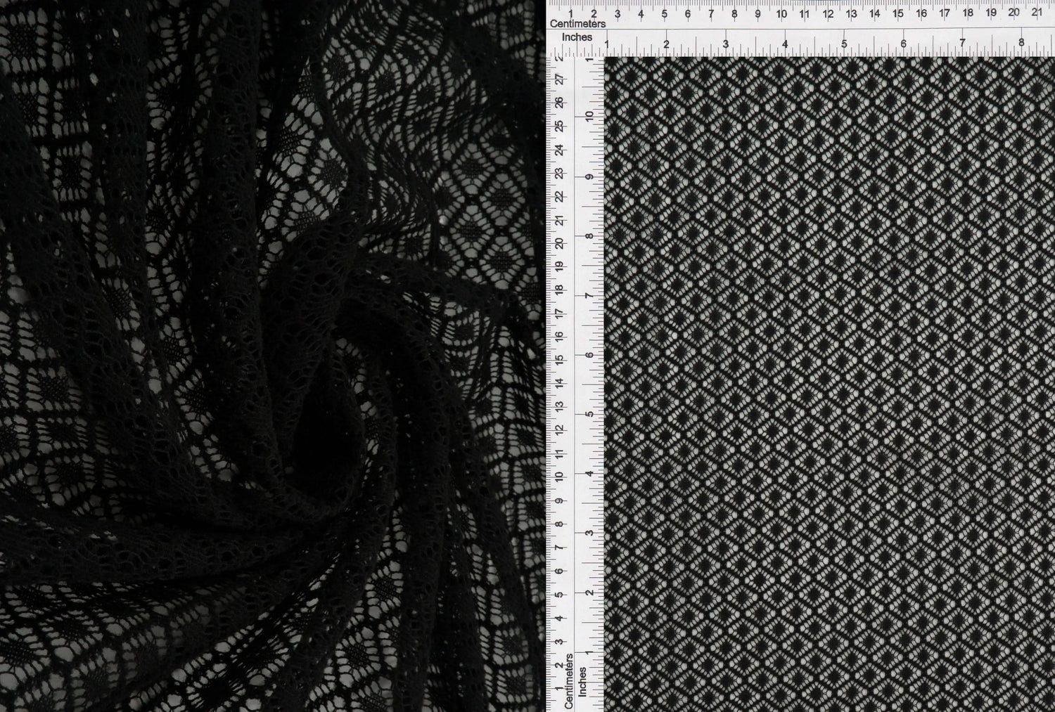 1 Yard Warp Lace Fleece Fabric, 57'' Wide 100% Polyester