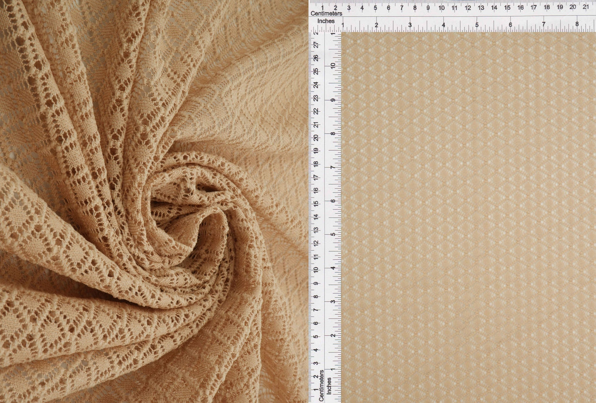 Warp Lace Fleece Knit