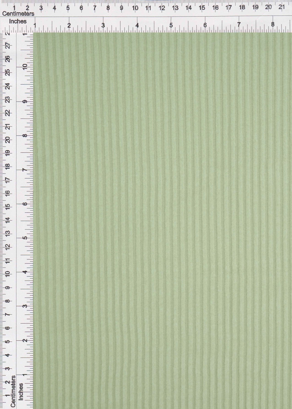 Ribbed Interlock Fleece Knit Fabric