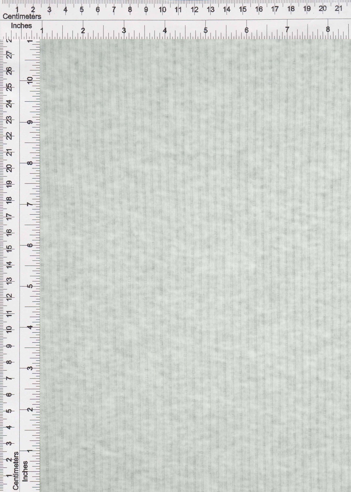 Ribbed Interlock Fleece Knit Fabric