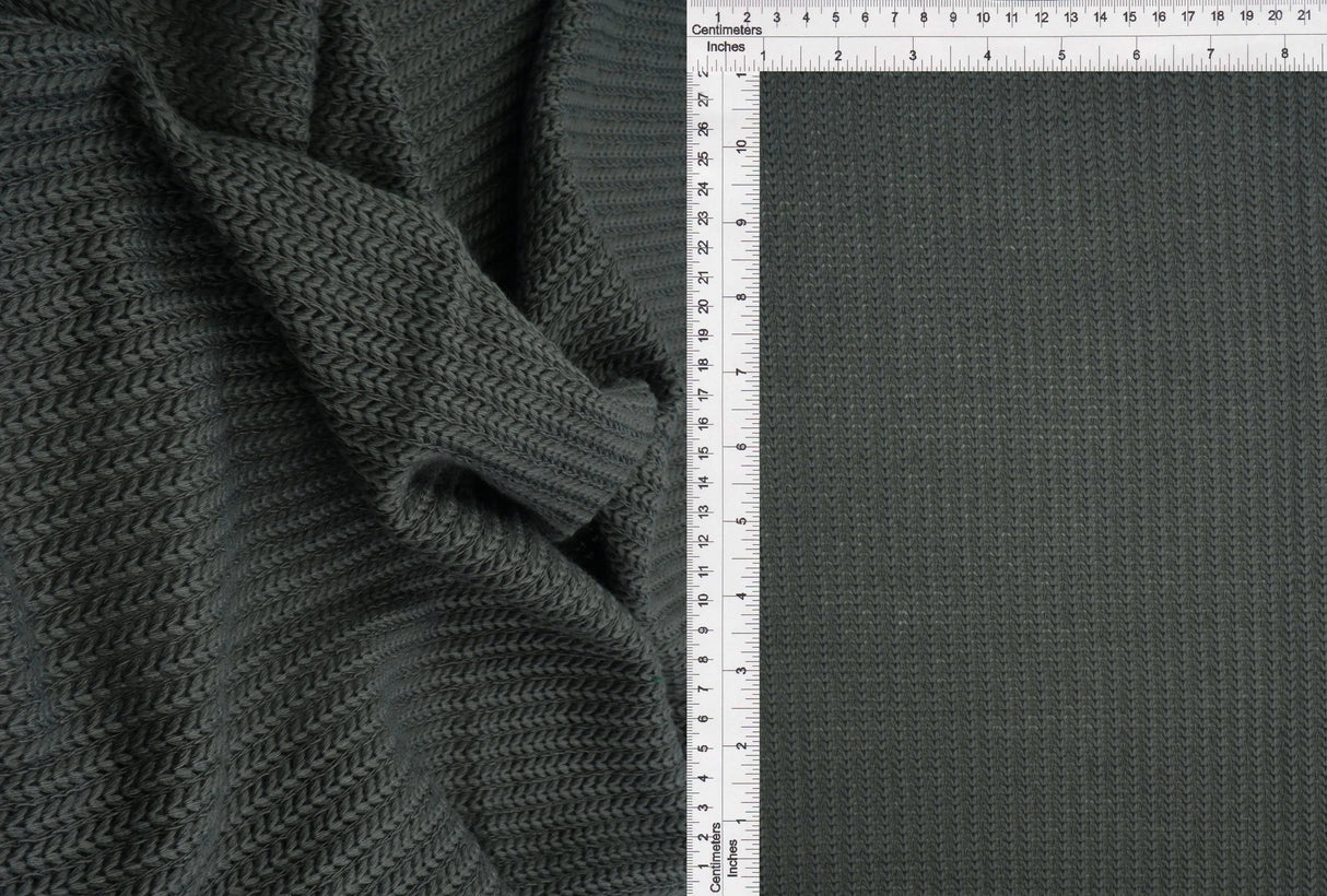 1 Yard LDP Sweater Jacquard Solid Fabric Stretch Polyester Rayon Spandex 56/58 Inches Wide