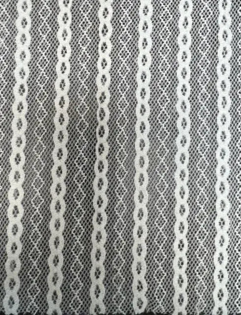 1 Yard Fleece Lace Fabric, 62'' Wide 100% Nylon