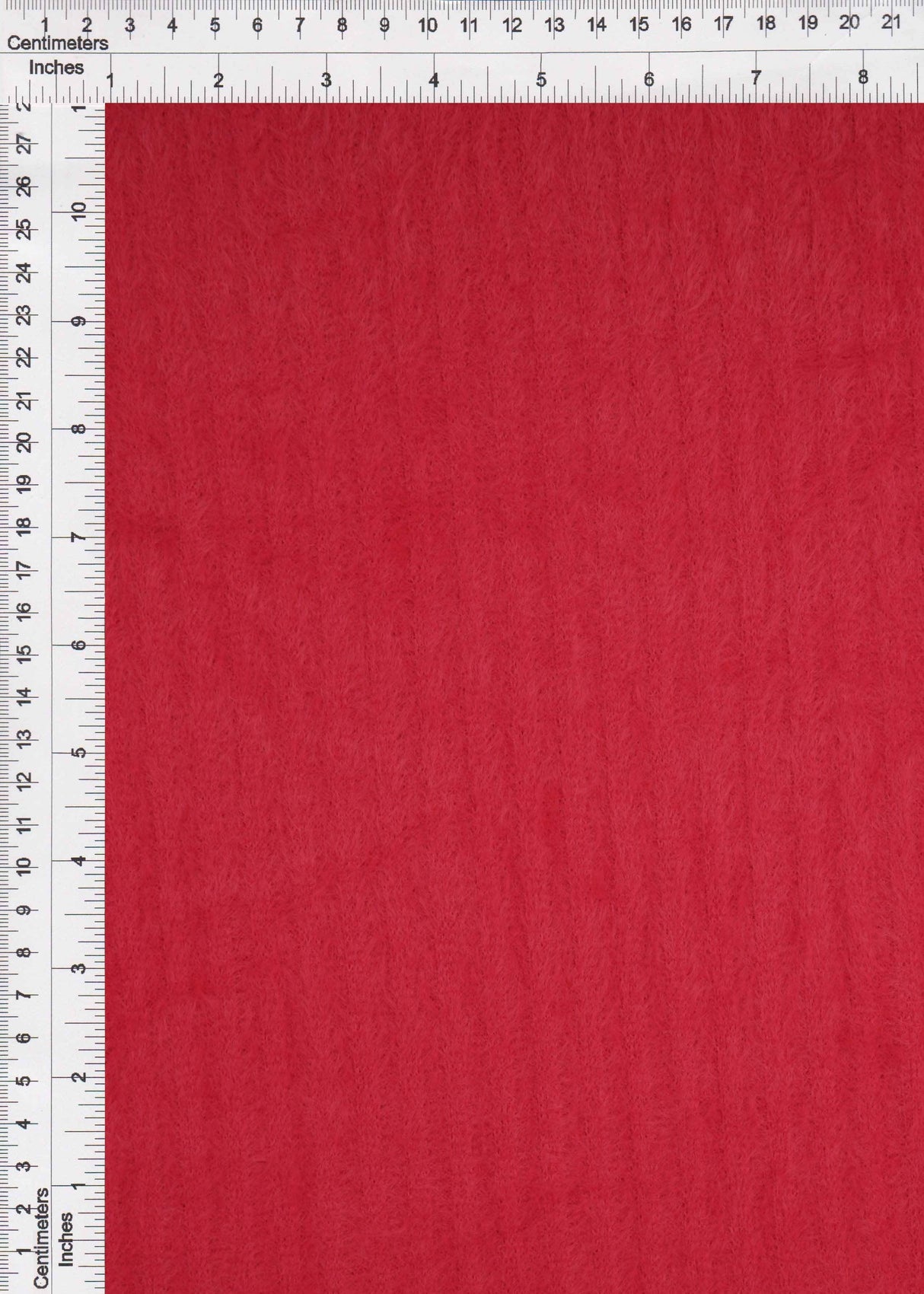 Feather Yarn Rib Knit Fabric