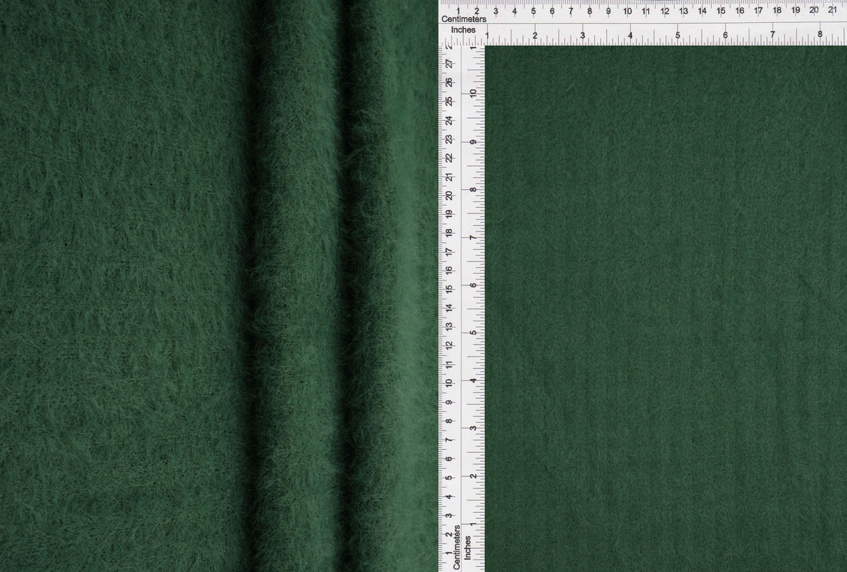 Feather Yarn Rib Knit Fabric