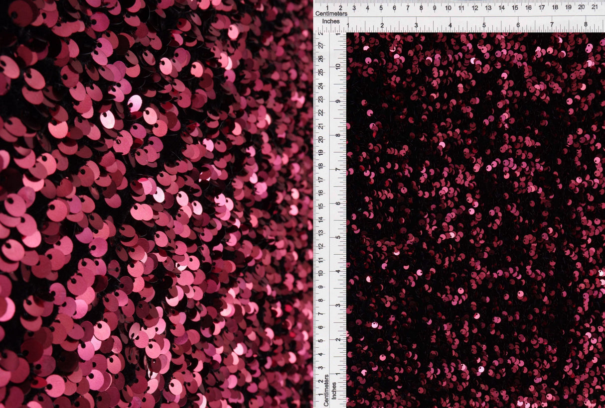 Velvet Sequin Stretch Fabric