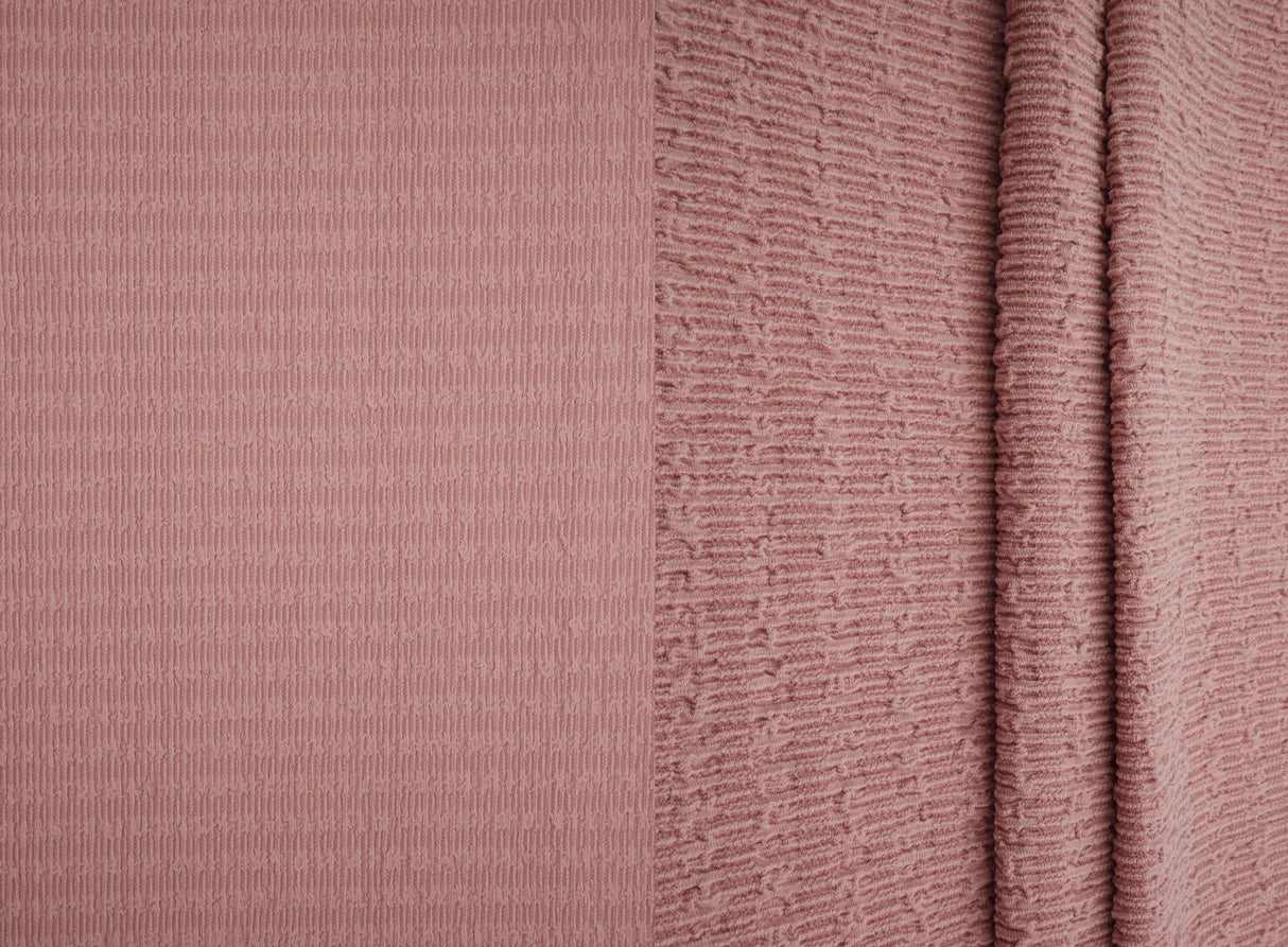 Bubble Jersey Crepe Solid Stretch Fabric