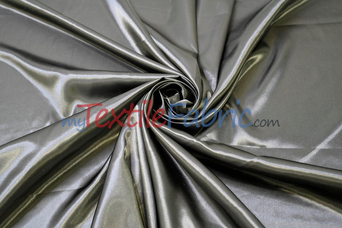 Charmeuse Satin Polyester Fabric - Solid, 58/60" Width, Multiple Colors (1 Yard)