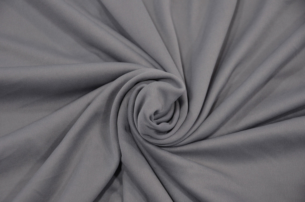 Interlock 70 Denier Polyester Fabric - Solid White, Ivory, Black, 58/60" Width (1 Yard)