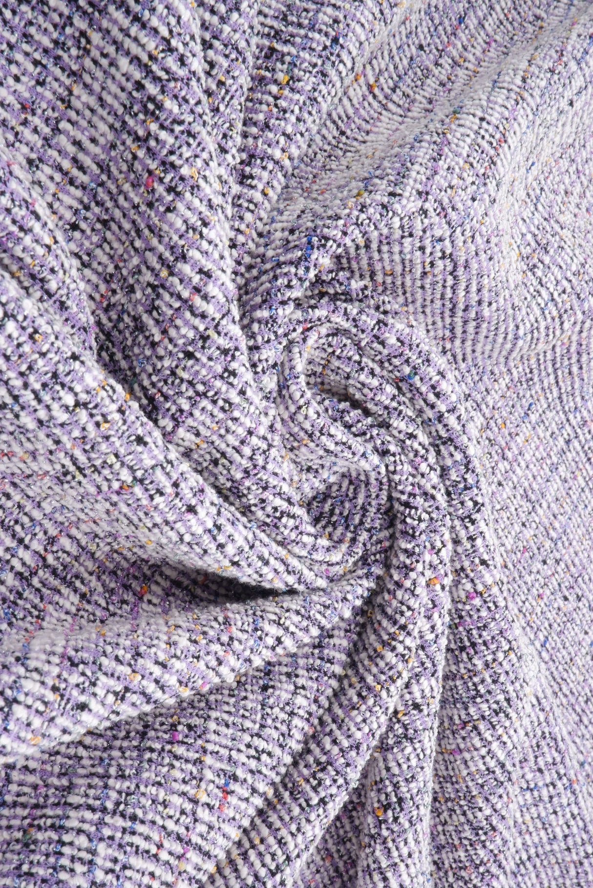 Boucle Lurex Jacquard Knit