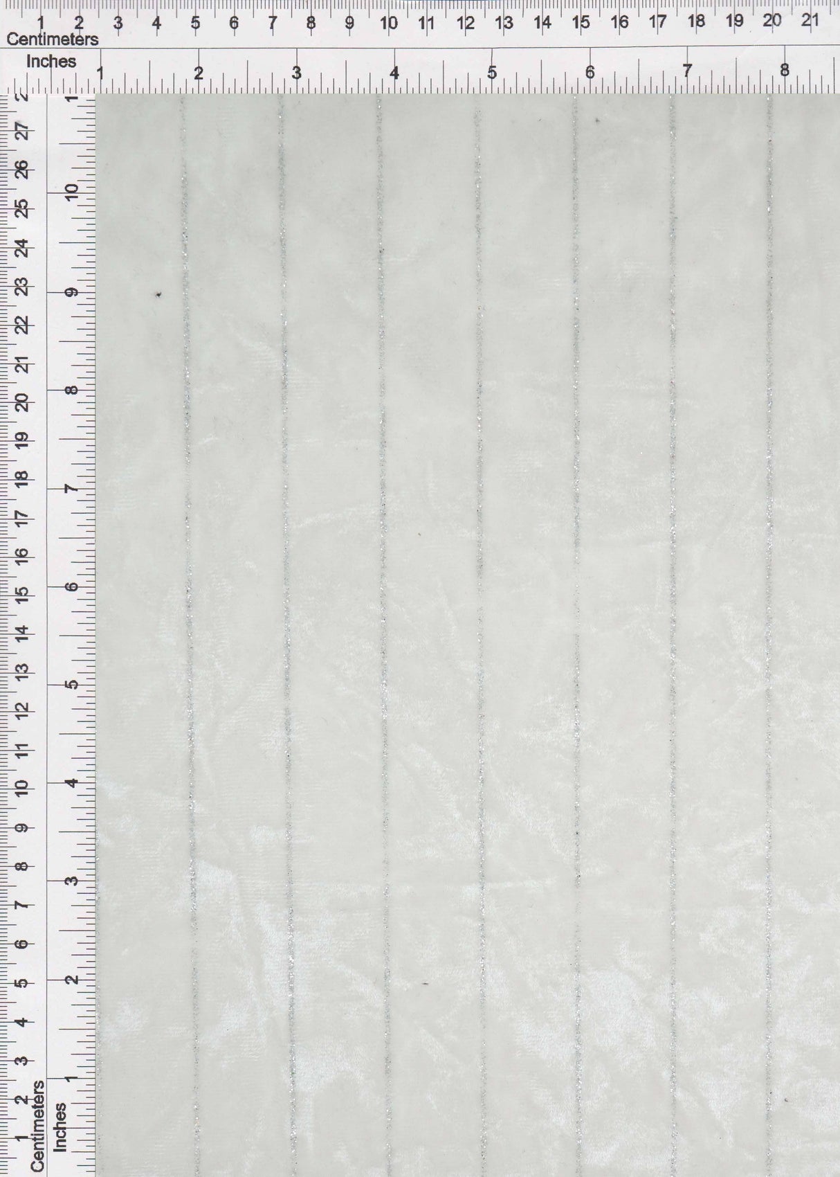 Velvet Glitter Stripe Knit Fabric