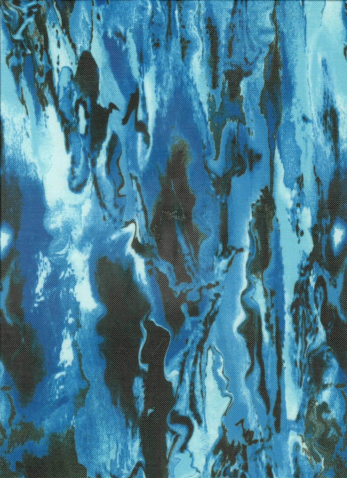 1 Yard Digital Abstract Mesh Knit Fabric, 54'' Wide Polyester Spandex Blend