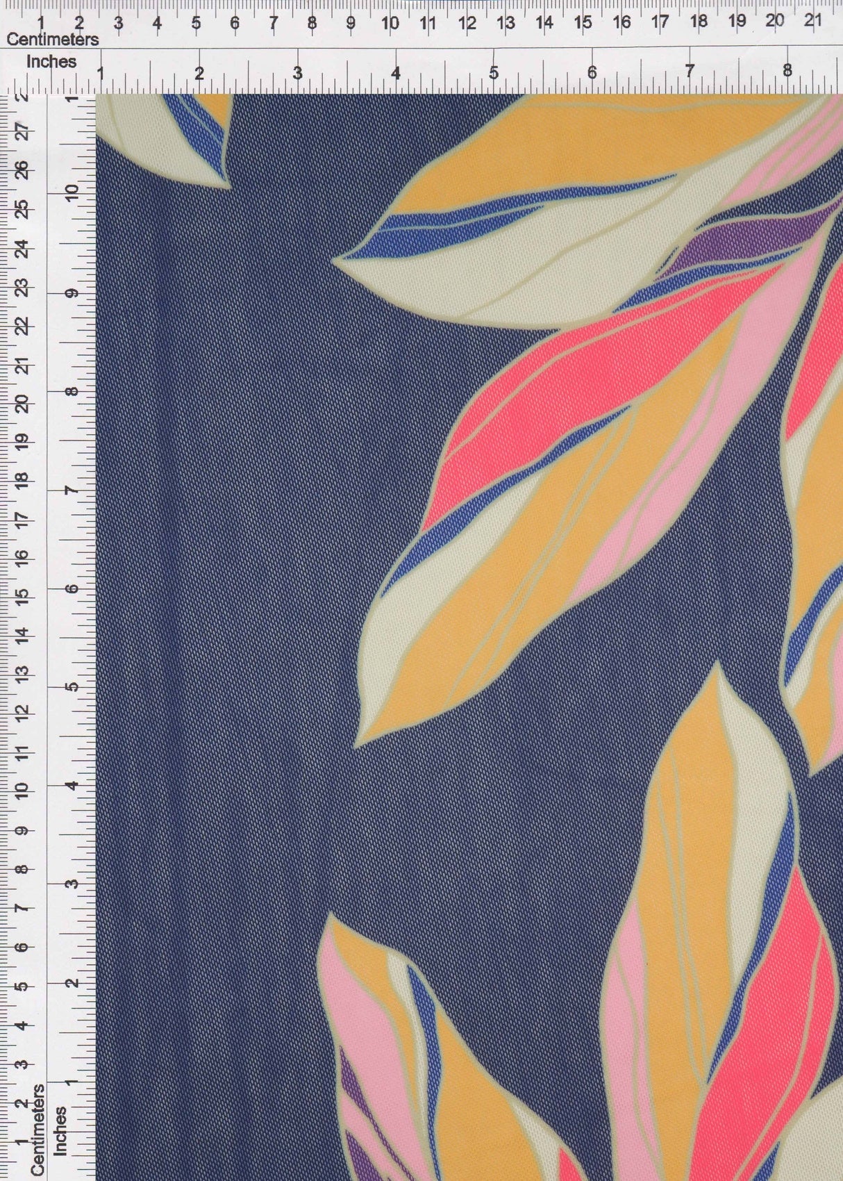 Floral Digital Mesh Stretch Fabric