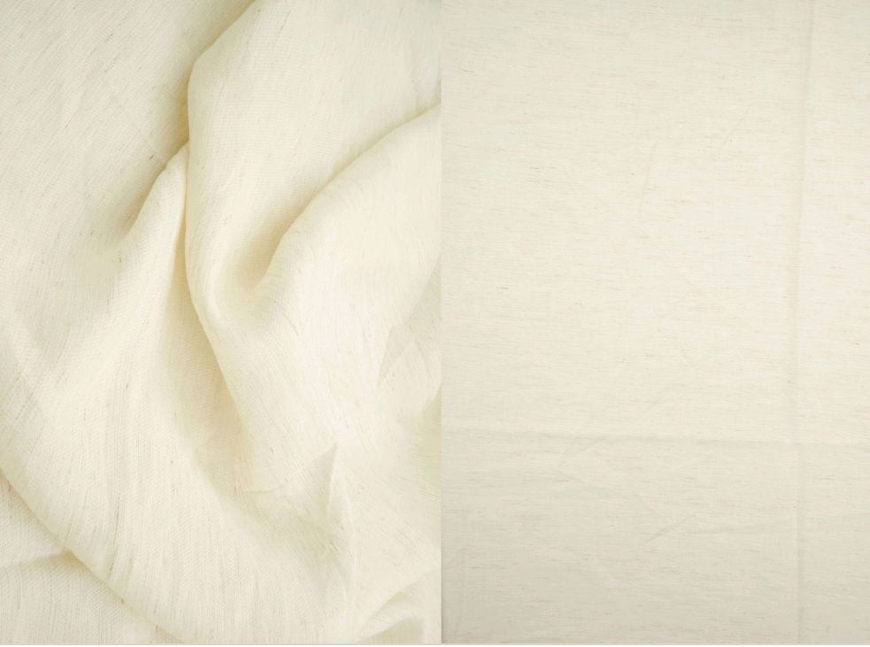 Linen Rayon Nylon Twill Fabric