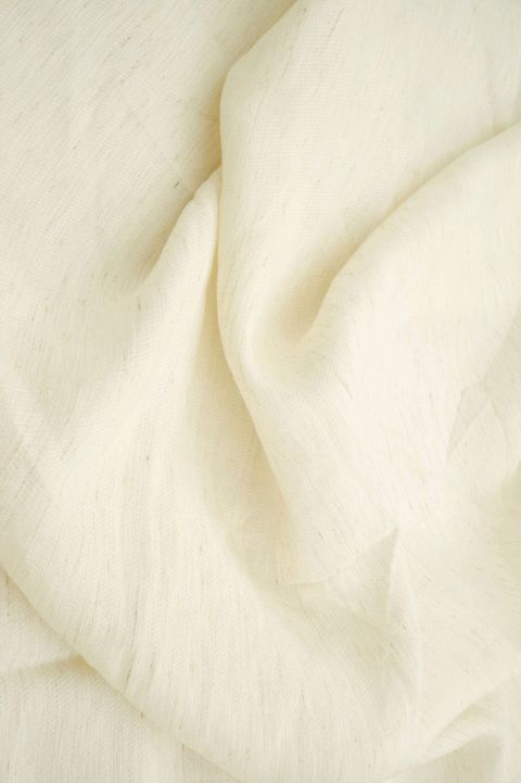 Linen Rayon Nylon Twill Fabric