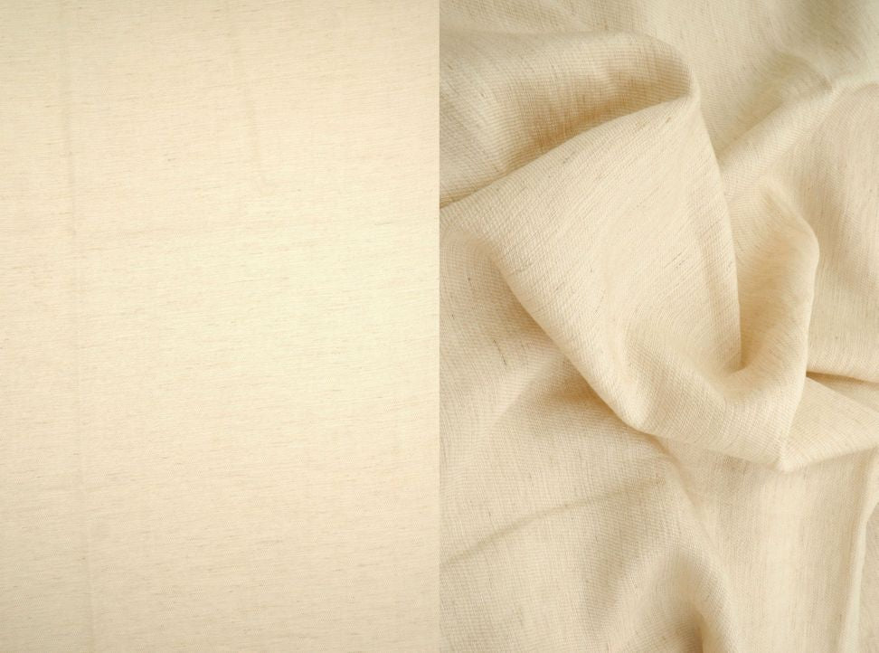 Linen Rayon Nylon Twill Fabric