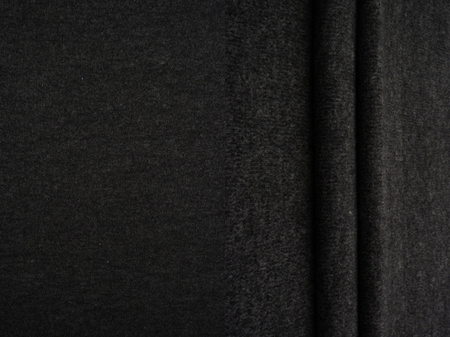 1 Yard Polyester Rayon Spandex 240 GSM Fleece Rib Solid Fabric Soft 66" Width