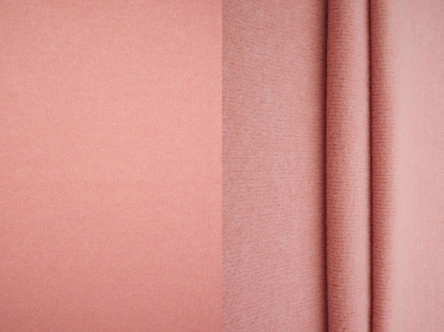 1 Yard Polyester Rayon Spandex 240 GSM Fleece Rib Solid Fabric Soft 66" Width
