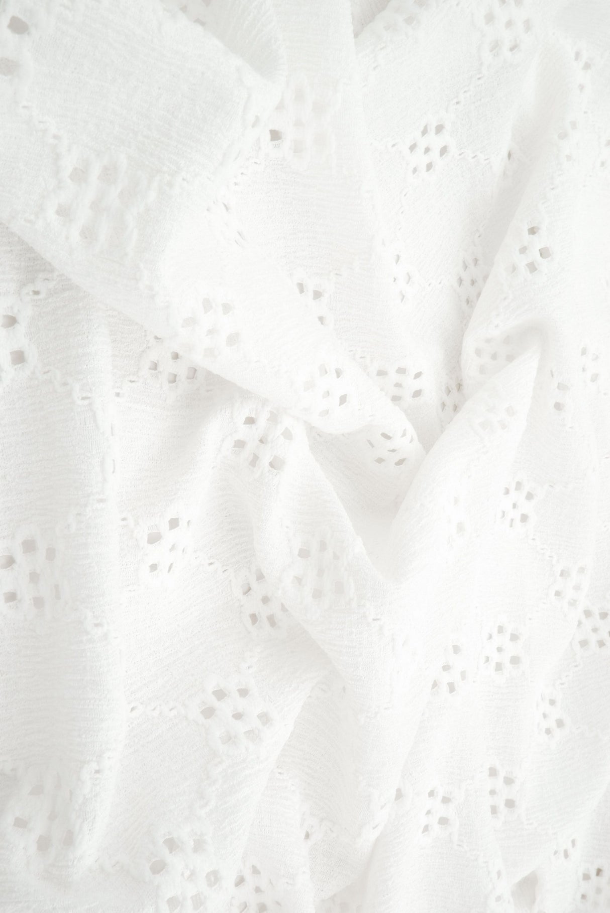 Floral Eyelet Lace Fabric