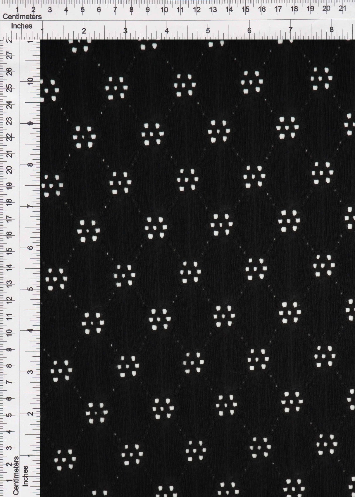 Floral Eyelet Lace Fabric