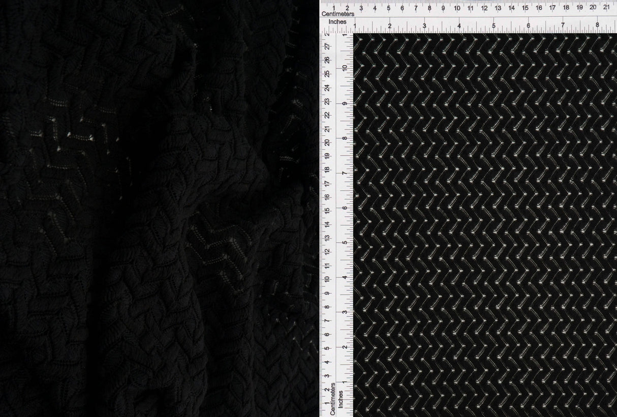 Crochet Lace Stretch Fabric