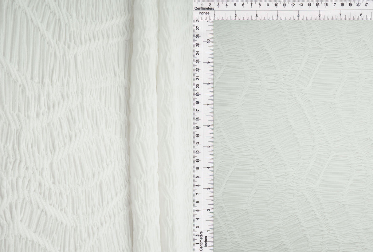 Geometric Jacquard Knit Fabric