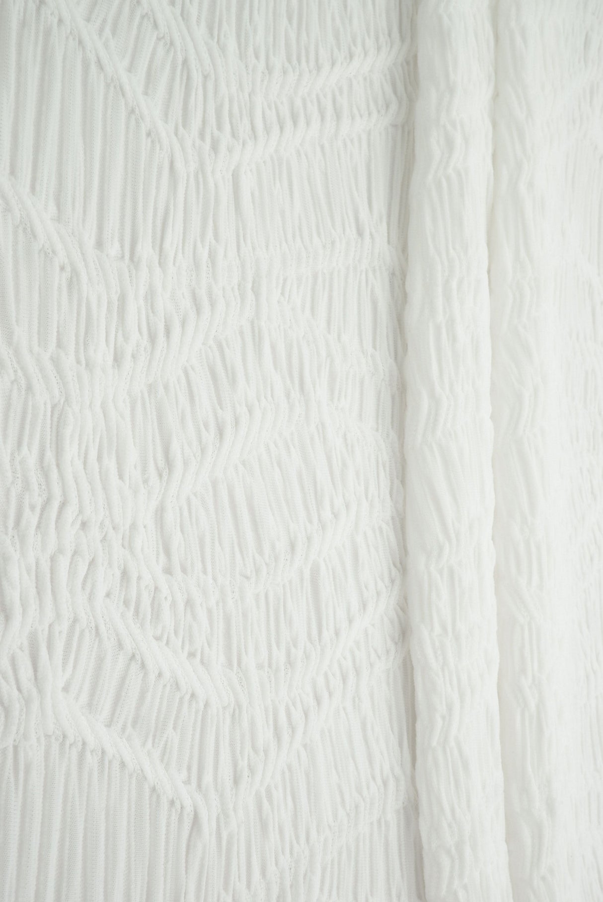 Geometric Jacquard Knit Fabric