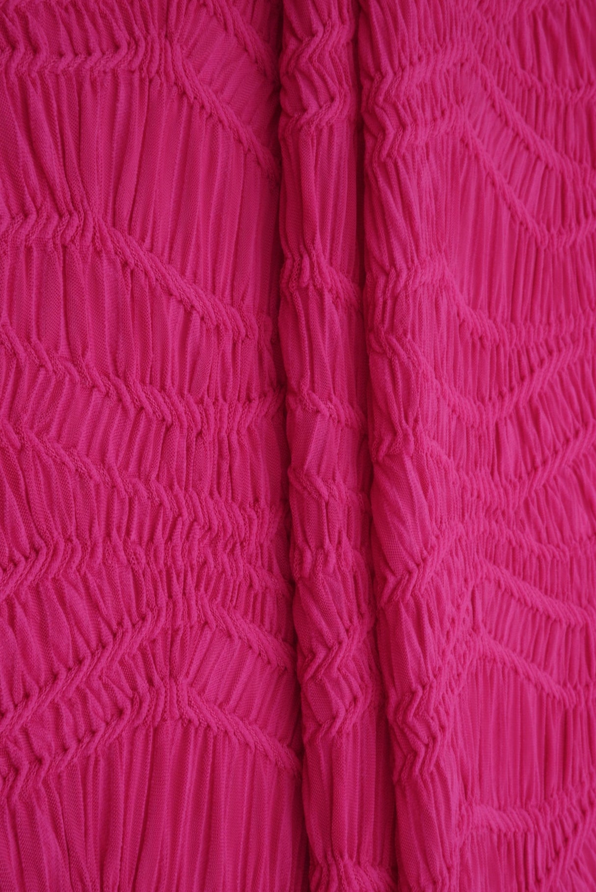 Geometric Jacquard Knit Fabric