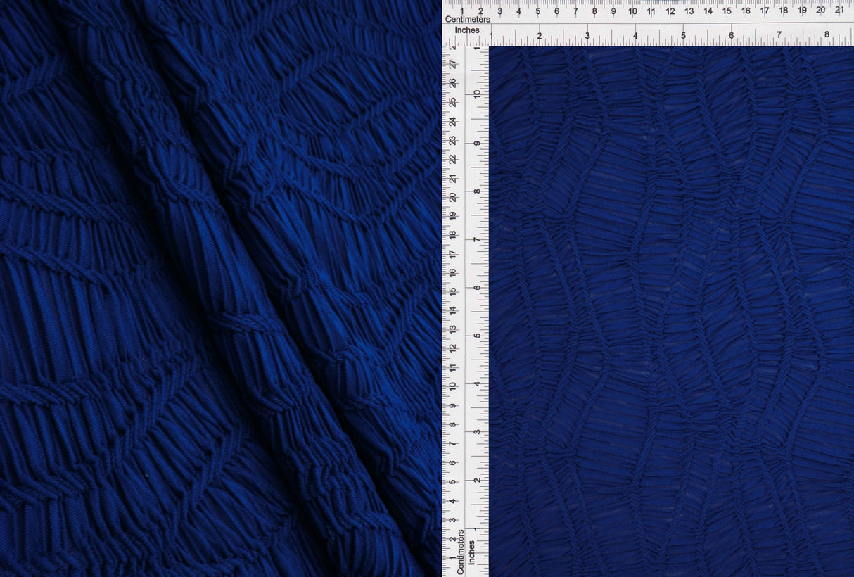 Geometric Jacquard Knit Fabric