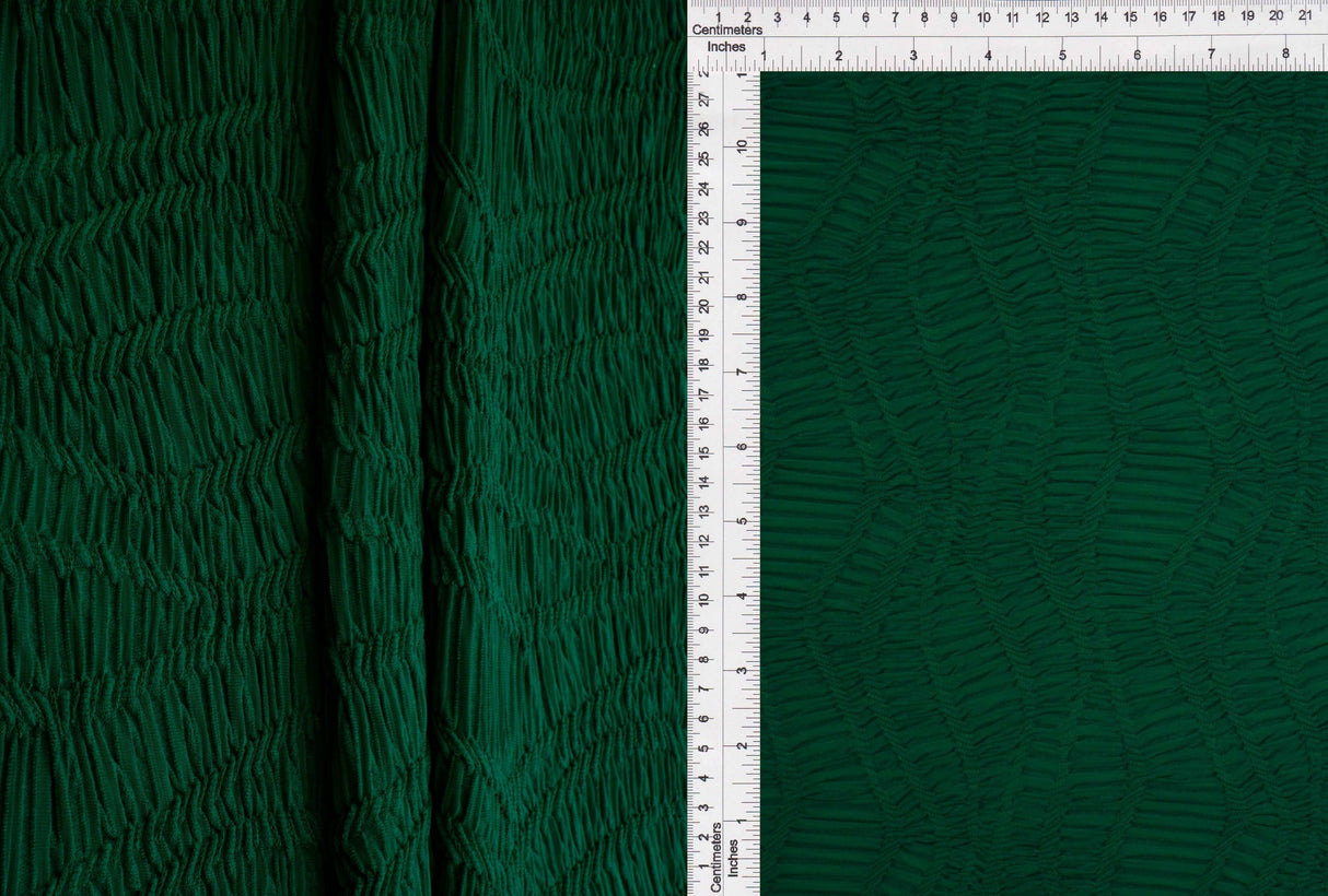 Geometric Jacquard Knit Fabric