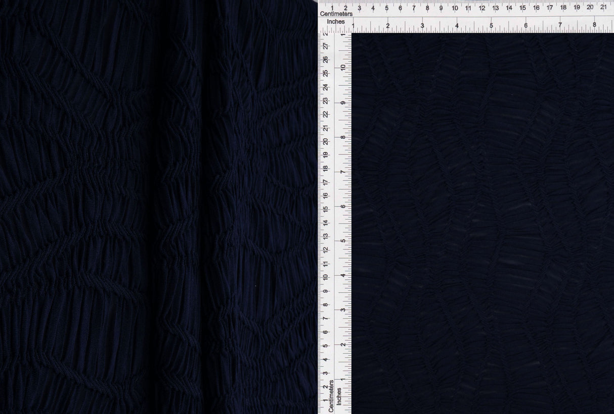 Geometric Jacquard Knit Fabric