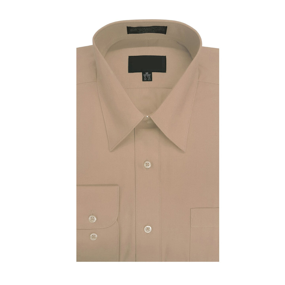 khaki long sleeve Polo shirt
