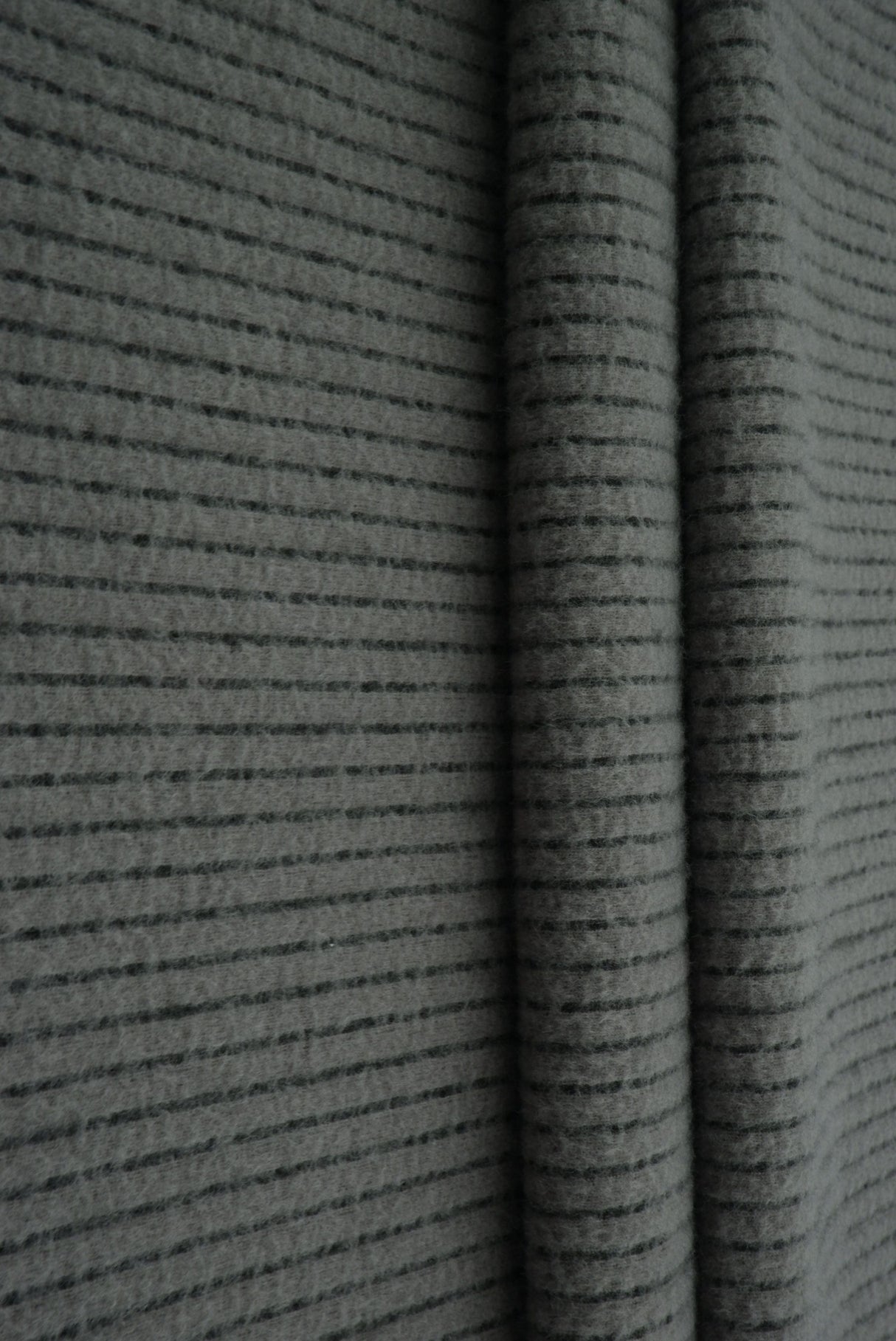 Brushed Rib Knit Solid Fabric