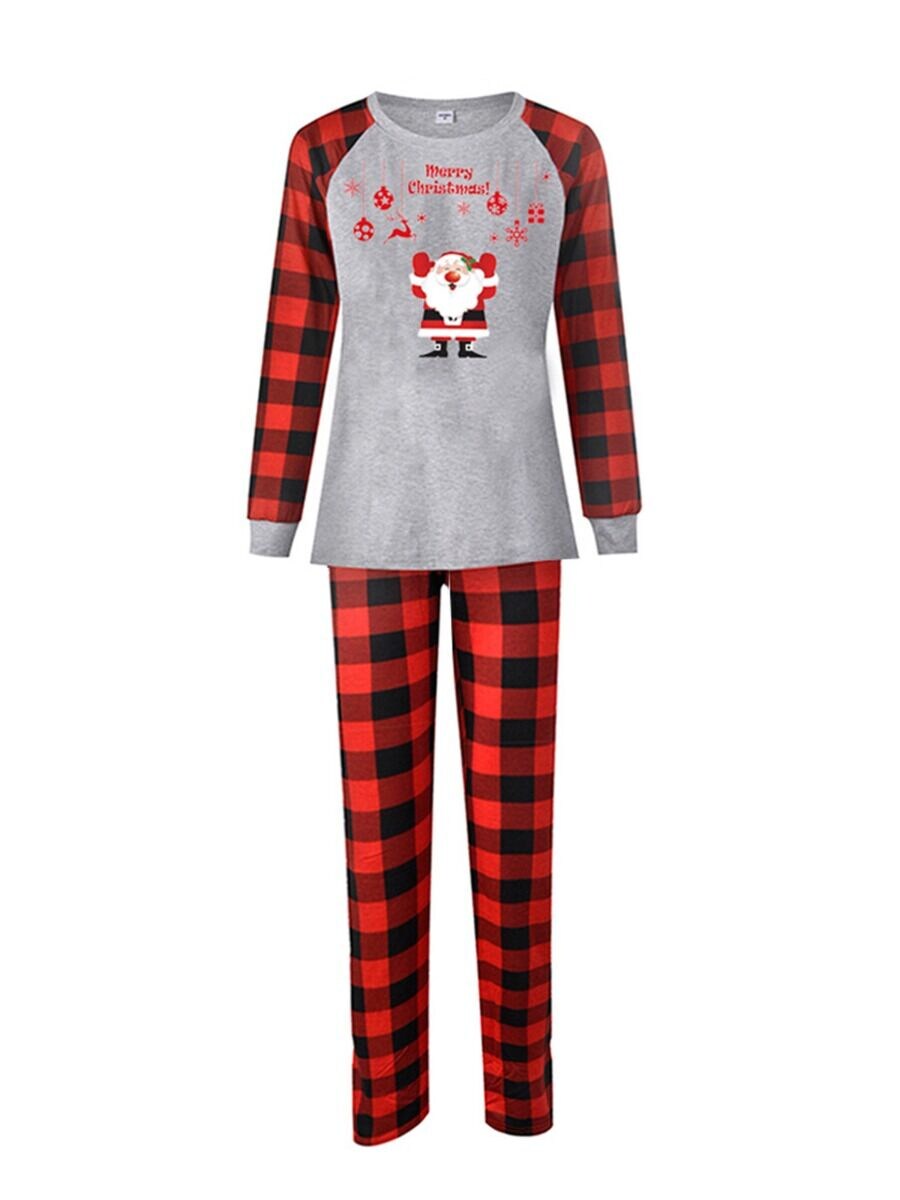 Pumpkin Printed Christmas Pajamas Outfits