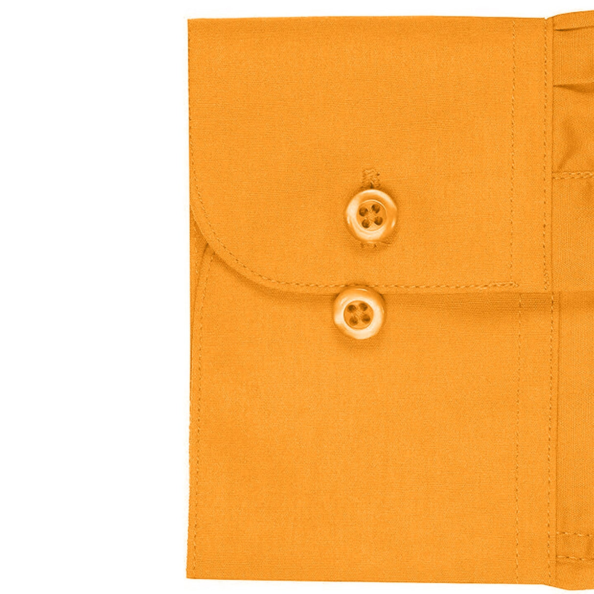 Orange Long Sleeve Polo Shirt