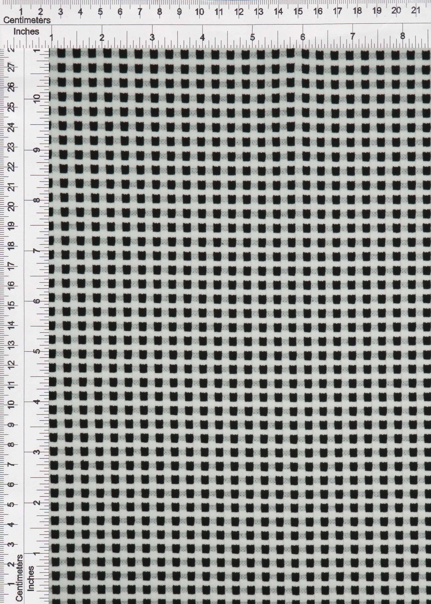 1 Yard Checkered Jacquard YD Fabric Stretch Polyester Rayon Spandex 60/62 Inches Wide