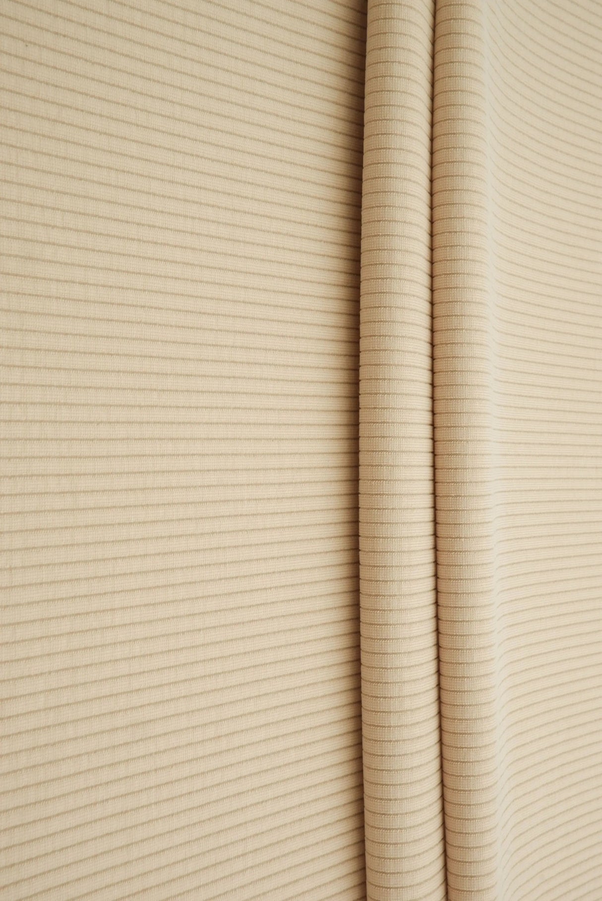 1 Yard Rayon Polyester Spandex 260 GSM Cupro Modal Double Knit Rib Fabric Soft 54" Width