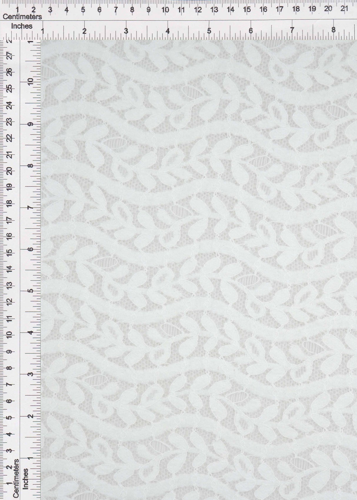 Leaf Pattern Lace Knit Fabric
