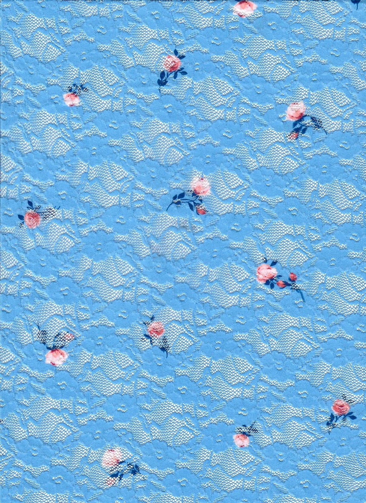 Floral Print Lace Fabric Ditsy