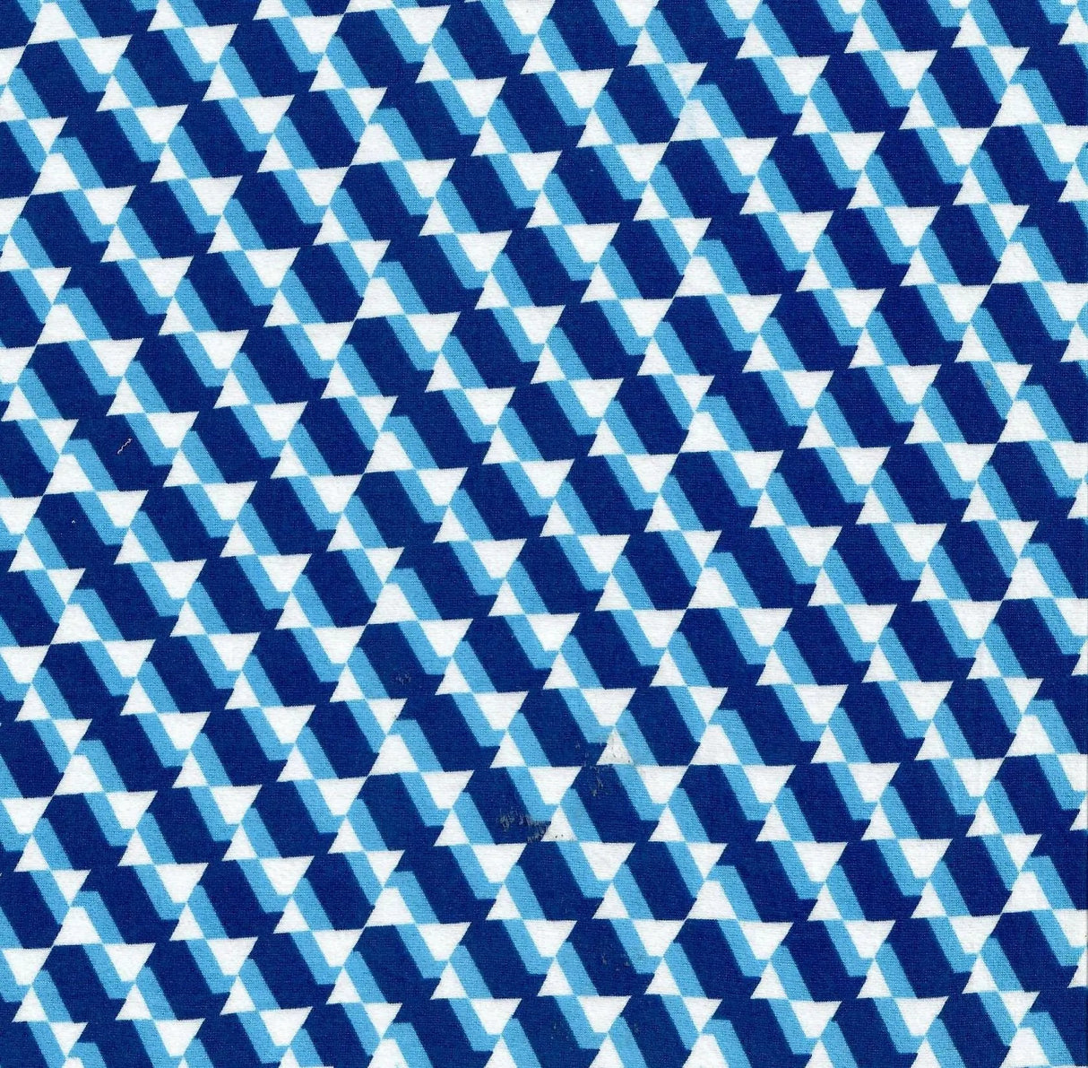 1 Yard Geometric Print DTY Brushed Knit Fabric Soft Stretch 58/60 Inches Wide