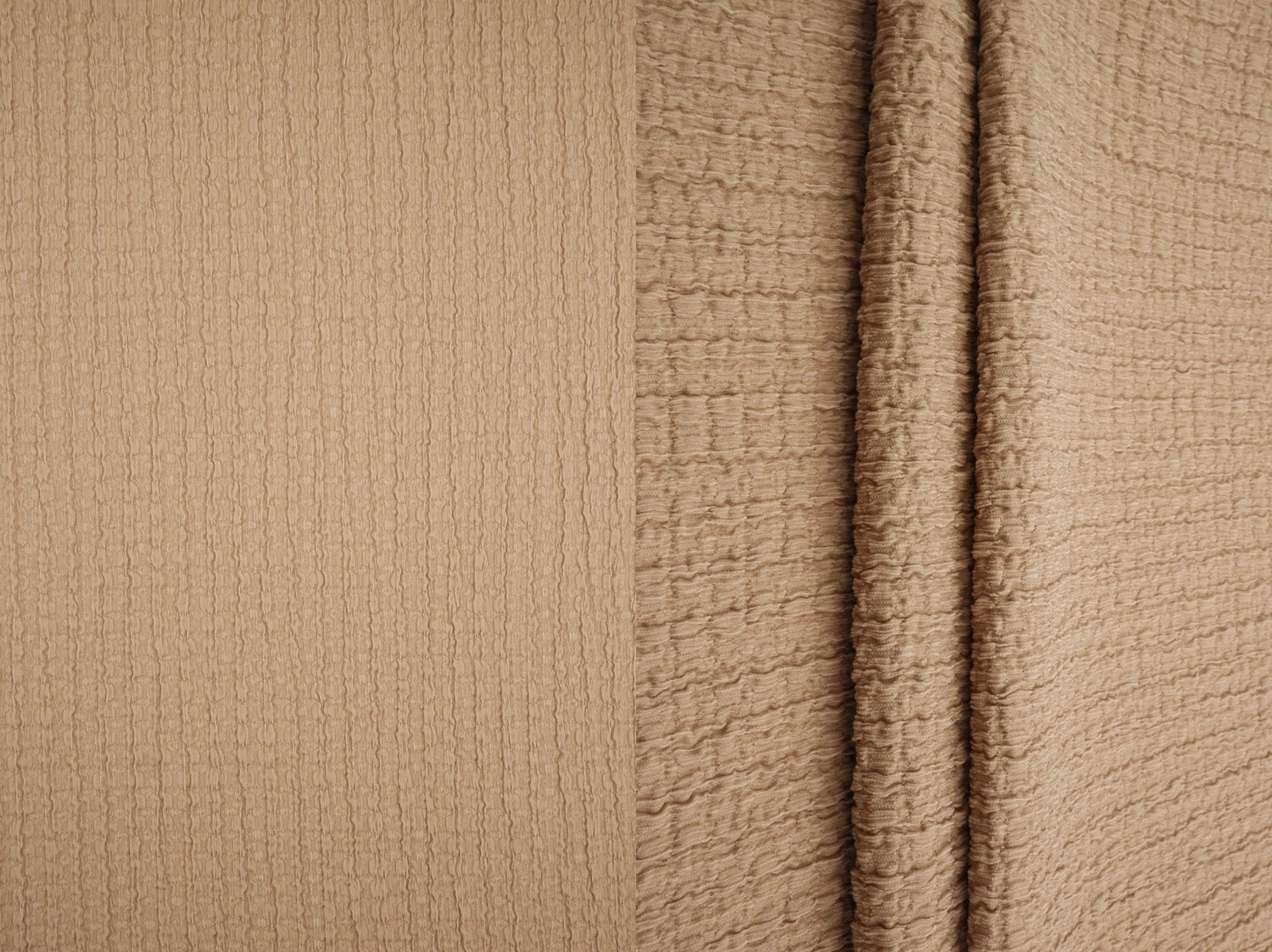 Waffle Crepe Woven Fabric, Stretch Textured Home Decor Material 58/59" Wide