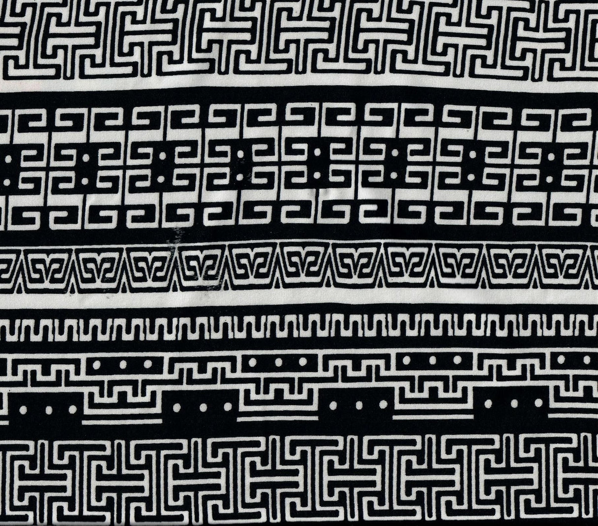 Geometric DTY Stretch Knit