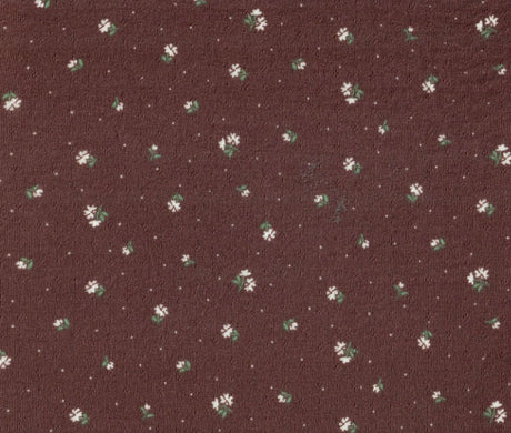 1 Yard Ditsy Pointelle Print Knit Fabric, Cotton Style Stretch 61/63 Inches Wide