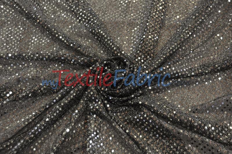 Confetti Dot Sequins Polyester Fabric - 3Mm Sequins, 45" Width (1 Yard)